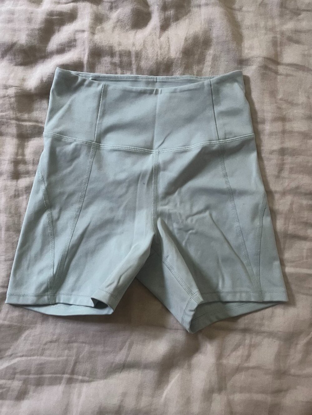 Girlfriend Collective Seafoam Running Shorts